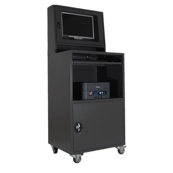ตู้เหล็กติดล้อสำหรับจัดเก็บอุปกรณ์คอมพิวเตอร์ (Mobile Computer) รุ่น MC ...