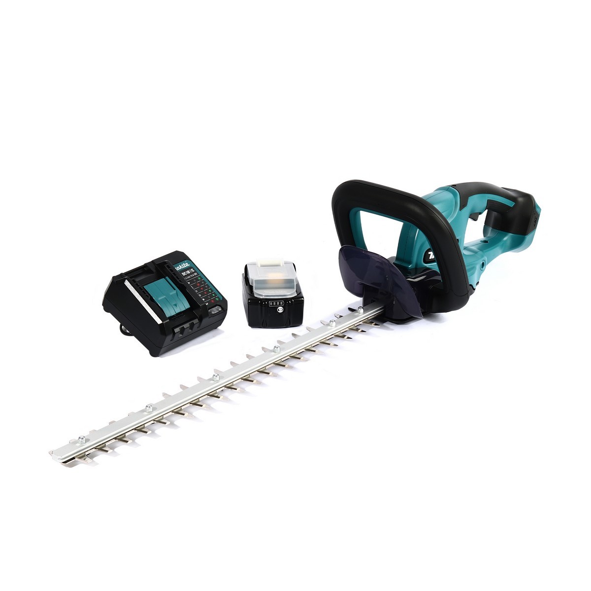 MAKITA : เครื่องเล็มพุ่มไร้สาย 18 โวลต์ ความยาวใบมีด 500 มม. รุ่น DUH507F001 กำลังไฟสูงสุด 250 วัตต์ ตัดสูงสุด 15 มม. รวมแบตเตอรี่-แท่นชาร์จ