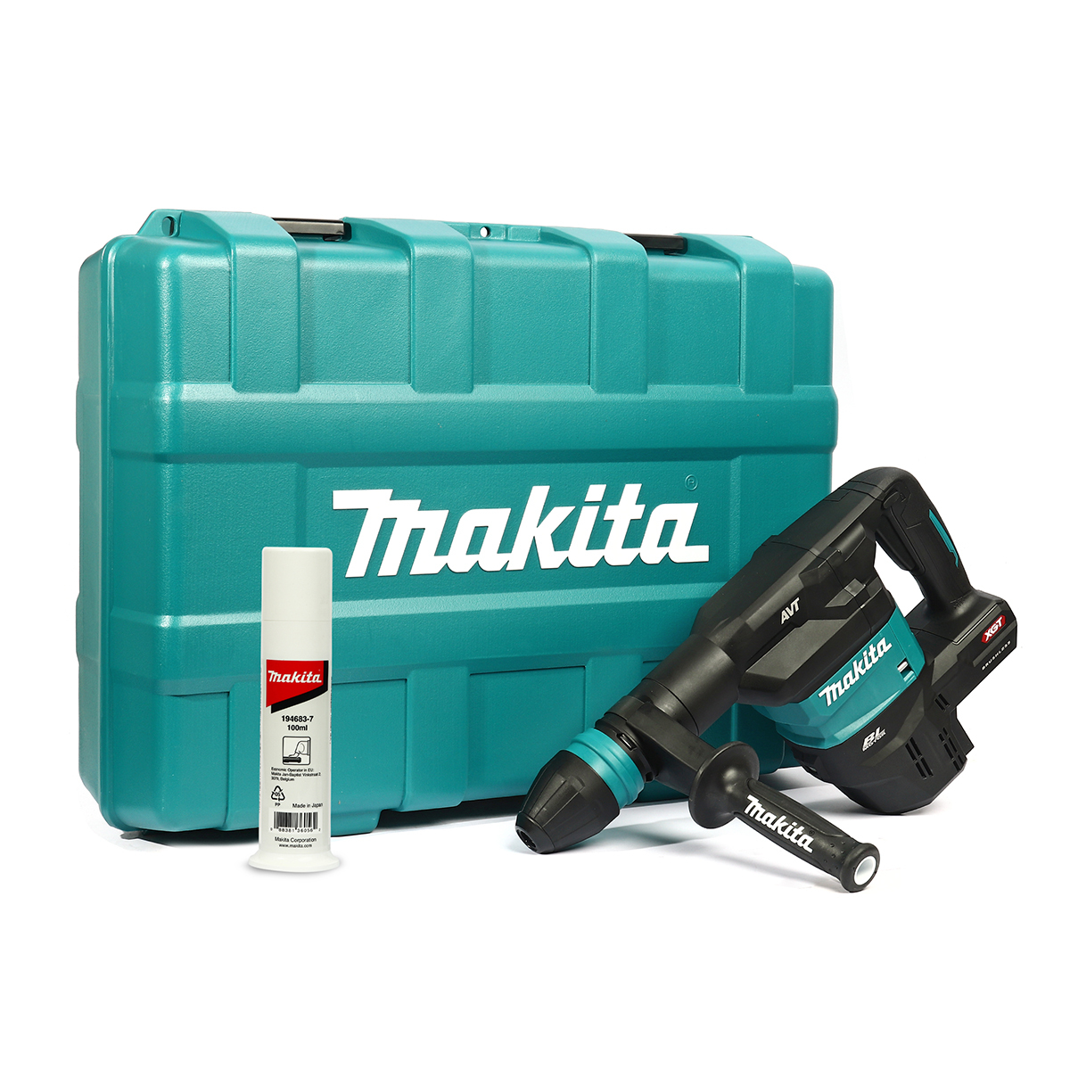 MAKITA : เครื่องสกัดไร้สาย 40 โวลต์ ขนาด 18 มม. (11/16 นิ้ว) รุ่น HM001GZ ใช้กับดอกสว่าน SDS-MAX พลังงานการกระแทก EPTA 9.4 จูล ไม่รวมแบตเตอรี่และแท่นชาร์จ (มากีต้า)