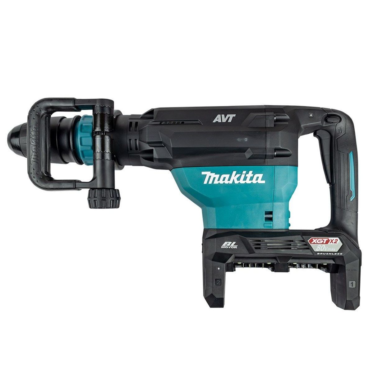 MAKITA : เครื่องสกัดไร้สาย 80 โวลต์ ขนาด 18 มม. (11/16 นิ้ว) รุ่น HM001GZ ใช้กับดอกสว่าน SDS-MAX พลังงานการกระแทก EPTA 20.9 จูล ไม่รวมแบตเตอรี่และแท่นชาร์จ