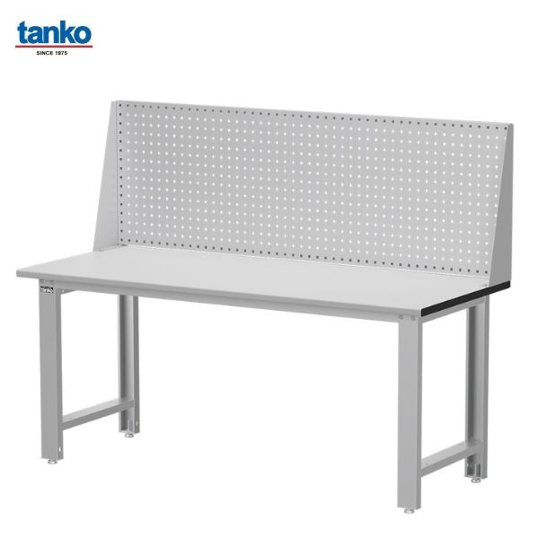 TANKO : โต๊ะทำงานช่างหน้าท็อปลามิเนต หน้ากว้าง 1.8 เมตร รับน้ำหนักได้ 600 กิโล พร้อมแผงแขวนเครื่องมือ รุ่น WB-67F2