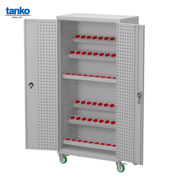 ตู้เหล็กเก็บหัวจับทูลติดล้อ TANKO