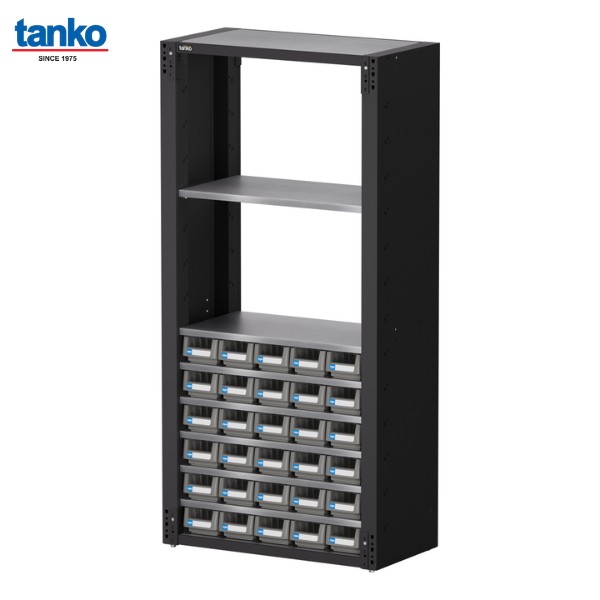 ชั้นวางลิ้นชักเก็บอะไหล่ พร้อมชั้นวาง TANKO รุ่น RFB-091