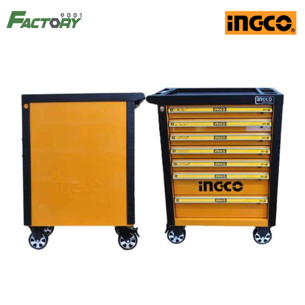 INGCO : ตู้เครื่องมือช่าง 7 ชั้น พร้อมอุปกรณ์ช่าง 162 ชิ้น