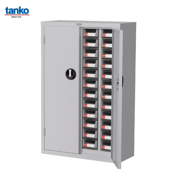 ตู้เก็บอะไหล่แบบมีประตู กล่องอะไหล่ 48 กล่อง TANKO