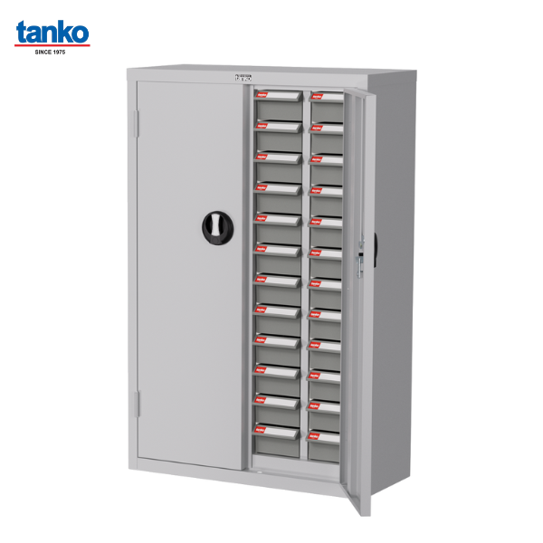 ตู้เก็บอะไหล่แบบมีประตูลอค กล่องอะไหล่ 48 กล่อง TANKO