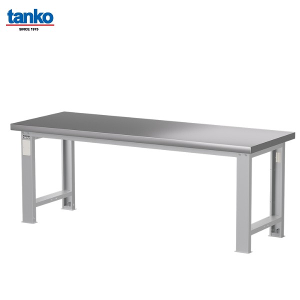 TANKO : โต๊ะช่างงานหนัก 2,000 กิโล หน้าท็อปสแตนเลส รุ่น WA-77S_Grey