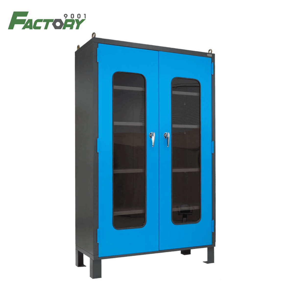 FURNITURE : ตู้เหล็กจัดเก็บอุปกรณ์บานใส รับน้ำหนักได้ชั้นละ 500 กิโลกรัม