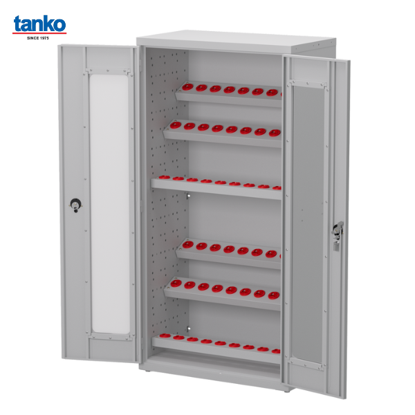 ตู้เหล็กเก็บหัวจับทูล ประตูบานใส TANKO