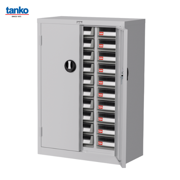 TANKO : ตู้เก็บอะไหล่แบบมีประตู  กล่องอะไหล่ 30 กล่อง รุ่น CEA-330D