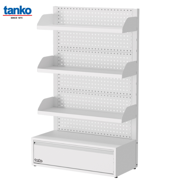 TANKO : ชั้นวางอเนกประสงค์พร้อม 1 ลิ้นชัก สีขาว รุ่น DB-31