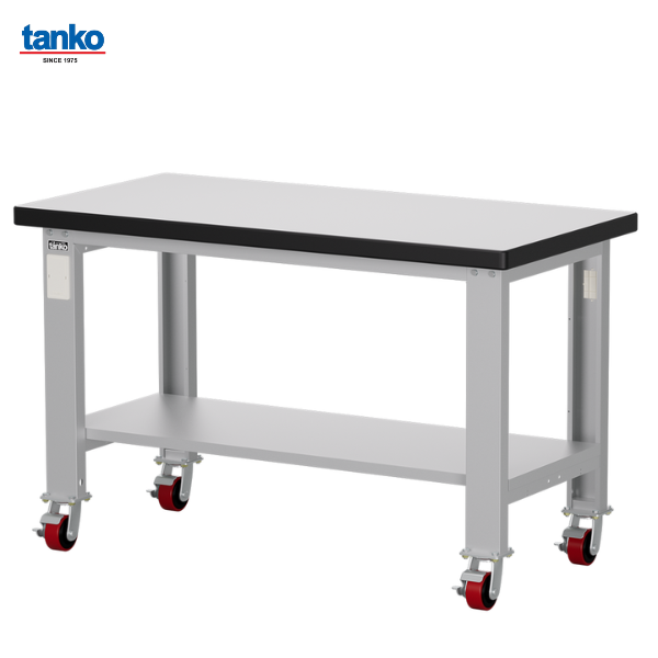 โต๊ะช่างงานหนักติดล้อ หน้าท็อปลามิเนต TANKO