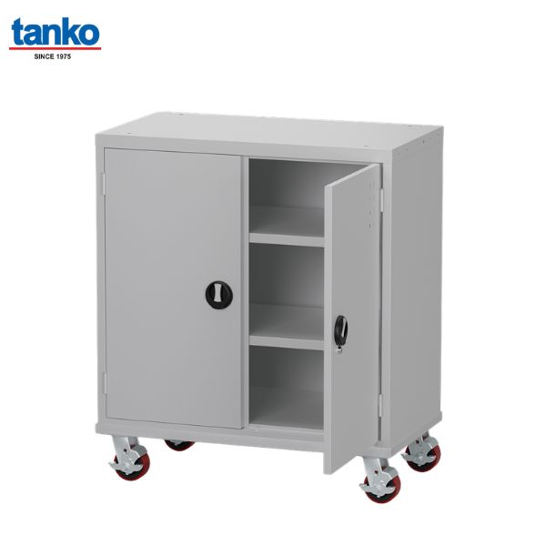 ตู้เหล็กเก็บเครื่องมือช่าง 2 ชั้นวาง มีล็อกและล้อเลื่อน TANKO รุ่น SAA-331M