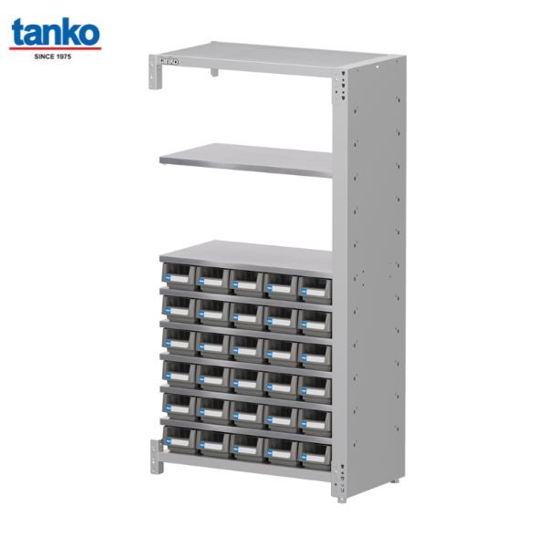 ชั้นวางลิ้นชักเก็บอะไหล่ 30 ลิ้นชัก แบบเชื่อมต่อได้ TANKO รุ่น SCB-362