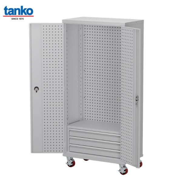 เหล็กเก็บเครื่องมือช่าง พร้อมแผงแขวนและลิ้นชัก TANKO รุ่น SAQ-362M