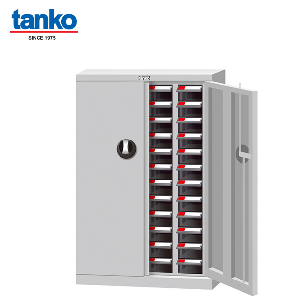 ตู้เก็บอะไหล่แบบมีประตู TANKO รุ่น TKI-1412D-2 กล่องอะไหล่ 48 กล่อง