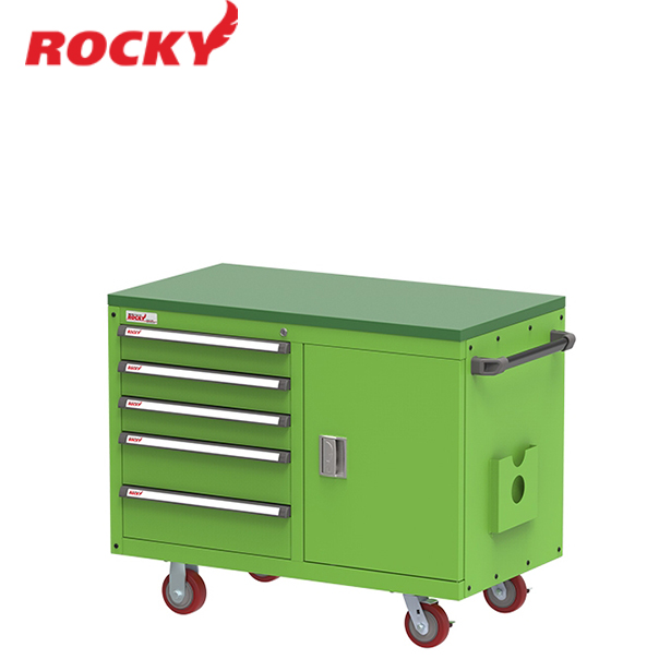 ตู้เก็บเครื่องมือช่างติดล้อ + ตู้บานเปิด ROCKY รุ่น RTR-MW116T3