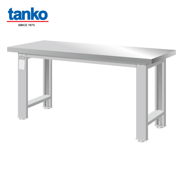 TANKO : โต๊ะช่างงานหนัก 2,000 กิโล หน้าท็อปสแตนเลส รุ่น WA-67S