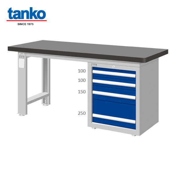 โต๊ะทำงานช่าง หน้าท๊อป-Tanko WAS-57042TH_Grey