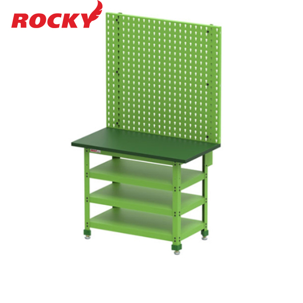 โต๊ะช่าง + แผงแขวนเครื่องมือ ROCKY Work Table รุ่น RRS-1 หน้าท๊อป Merawood