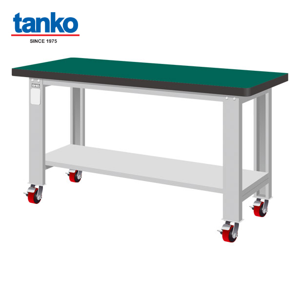 TANKO : โต๊ะช่างงานหนักติดล้อ 1,000 กิโล หน้าท็อปยาง รุ่น WA-57NM
