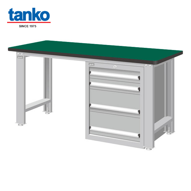 โต๊ะทำงานช่าง + ตู้เครื่องมือ TANKO Standard รุ่น WBS-57041N หน้าท๊อปยาง