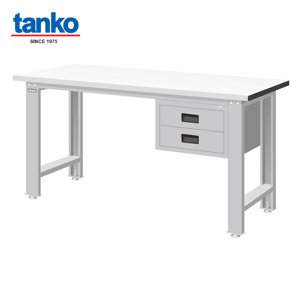 โต๊ะทำงานช่าง + 2 ลิ้นชัก TANKO Standard รุ่น WBS-63021F หน้าท๊อปลามิเนต