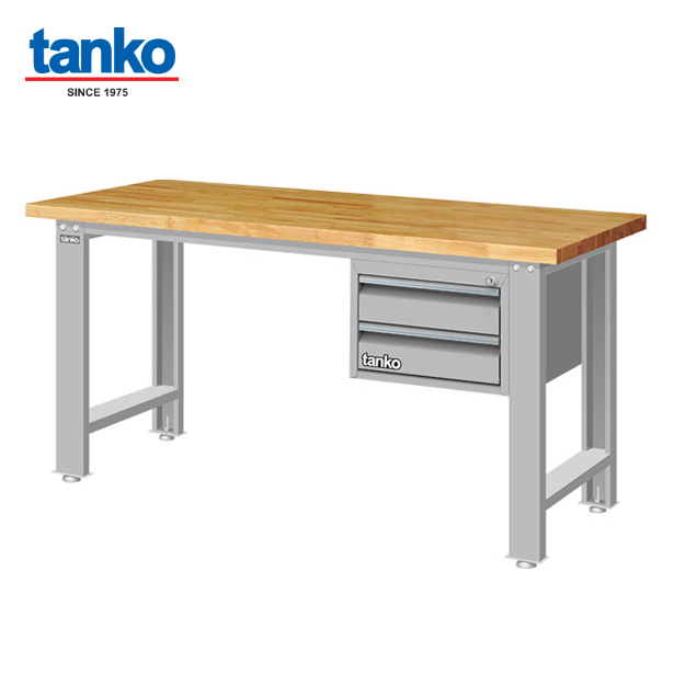 โต๊ะทำงานช่าง + 2 ลิ้นชัก TANKO Standard รุ่น WBS-63022W หน้าท๊อปไม้