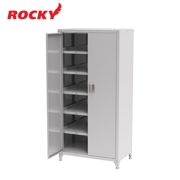 ตู้เหล็กเก็บเครื่องมือช่างแบบมีประตู ROCKY รุ่น RCSS-CC5R (STAINLESS)