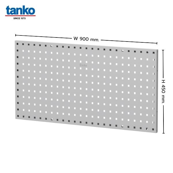 TANKO : แผงแขวนเครื่องมือ ขนาด 45x90 cm. รุ่น KQ-306 (สีเทา)