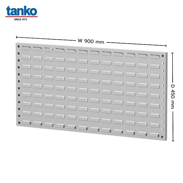 TANKO : แผงแขวนเครื่องมือ ขนาด 45x90 cm. รุ่น KH-306 (สีเทา)