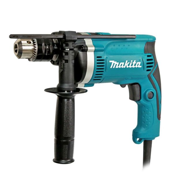 MAKITA : สว่านกระแทกไฟฟ้า ขนาด 16 มม. (5/8 นิ้ว) กำลังไฟ 710 วัตต์ รุ่น HP-1630 ความเร็วรอบ 0 - 3,200 รอบ/นาที มีฉนวนสองชั้น ปรับซ้ายขวาได้ ปรับความเร็วได้