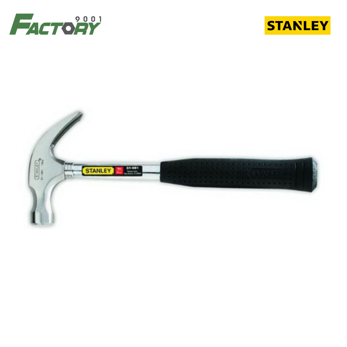 Stanley : ค้อนหงอนเหล็ก ยาว 13" 16 ออนซ์