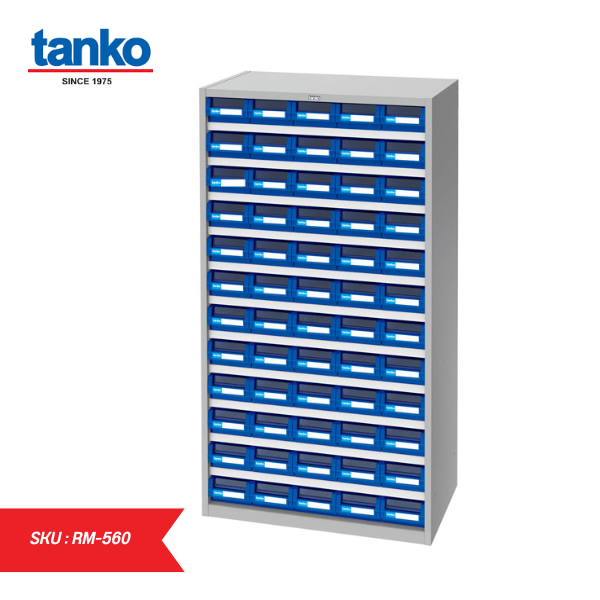 TANKO : ตู้กล่องใส่อะไหล่ 60 ช่อง รุ่น RM-560